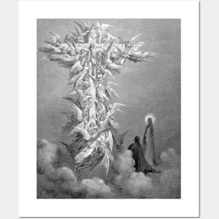 High Resolution Gustave Doré Paradiso Illustration The Celestial Cross Posters and Art